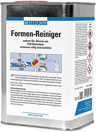 WEICON Formenreiniger 1 L – Spezialreiniger für Aluminium, Stahlrohr, Kunststoff, farblos