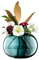 LSA Vase H18cm Pfauenblau/Lüster G1663-18-142