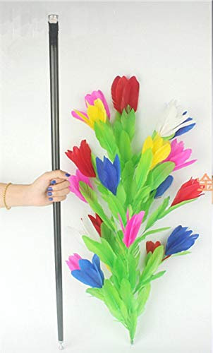Magic Accessories Bastón Negro a Flor / Black Cane to Flower ---- Truco de Magia, Truco de Fiesta, Truco de Magia, Kits de Magia