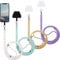 Weewooday 4 Pcs Universal Cell Phone Lanyard Around The Neck Phone Strap Crossbody with Patch for Most Mobile(Light Color Series)