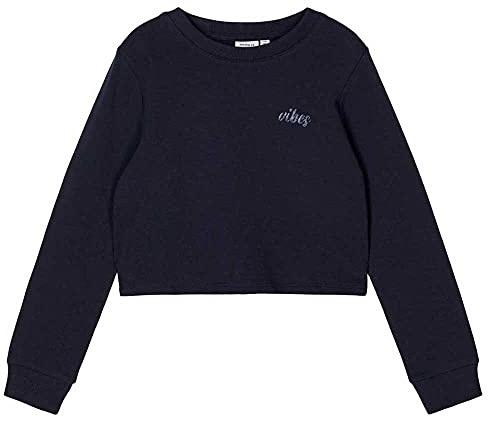 NAME IT Mädchen Cropped T-Shirt aus Bio-Baumwolle