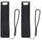 ECSiNG 2PCS Smart TV Remote Control Protective Case Cover Shell Holder Silicone Sleeve with Hand Strap Compatible with Samsung BN59-01241A/BN59-01242A/BN59-01260A/BN59-01266A Black