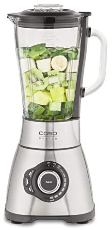 CASO B 1800 PowerBlender, Standmixer,Testsieger Haus & Garten Test, für Milchshakes, Babybrei etc., 1800 Watt Motor, großer Mixbehälter (1,75 l), Edelstahlgehäuse
