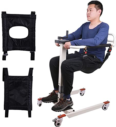EEUK Duschstuhl mit Rollen klappbar faltbar, toilettenstuhl höhenverstellbar fahrbar Rollstuhl bis 330lbs belastbar Toilettenrollstuhl mit Toilettenmatte für Ältere, Verletzte und Behinderte