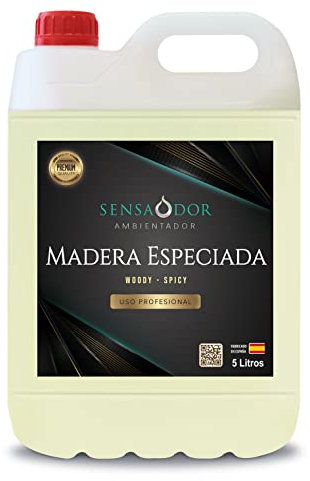 Ambientador 5 litros perfume para hogar Sensaodor (Madera especiada)