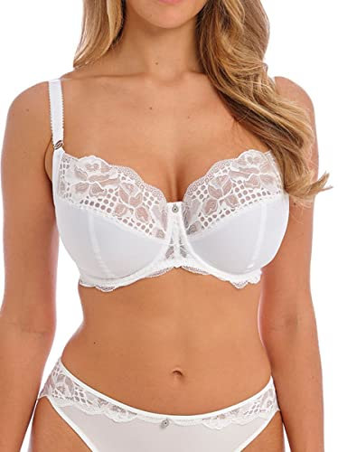 Fantasie Women's Reflect Bügel-bh mit Seitlichem Halt Full Coverage Bra, Opaque, White, 32D