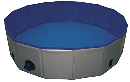Nobby 62291 Hundepool Cover grau/blau; S: Ø 80 x 20 cm