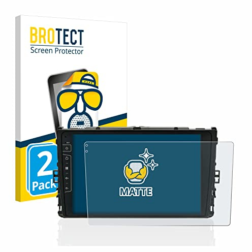 BROTECT Entspiegelungs-Schutzfolie für Dynavin D8-DF63 10.1 (2 Stück) Matte Displayschutz-Folie, Anti-Reflex, Anti-Fingerprint