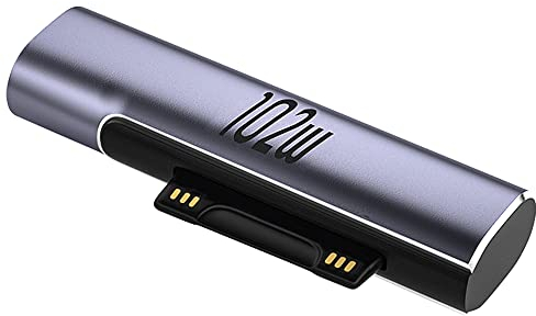 USB C zu Surface Adapter, Typ C Adapter auf Surface Steckeradapter 102W 15V3A Typ C PD Ladeadapter für Surface Pro 9/8/7/6/5/4/3/X, Surface Go, Surface Laptop 5/4/3