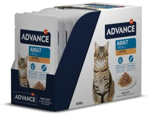 Nourriture Humide pour Chats Adultes - Au Poulet - Multipack 12 x 85g