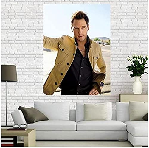 Poster Chris Pratt Schauspieler Star Poster Porträt Bilder Poster Und Drucke Leinwand Malerei Kunst Wand Home Decor 50X70Cm Kein Rahmen