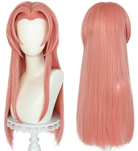 Anime Haruno Sakura Cosplay Perücke Damen rosa niedliches langes Haar hitze beständige synthetische Perücken für Halloween Kostüm Party Rolle Spielen Perücken kappe