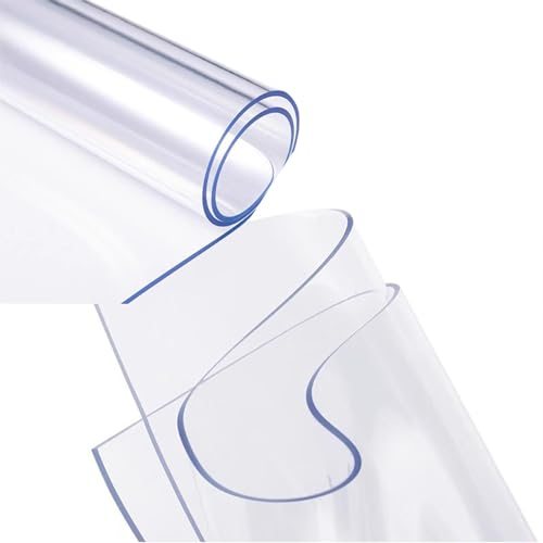JoboJi Transparente Bürostuhlunterlage, Schreibtischunterlage zum Malen für Kinder, Tischschutz, 1,5 mm dick, 50 x 100, 70 x 140, 80 x 160, 90 x 180 cm, Tischunterlage (Size : 45x65cm)