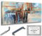 Monica Mirafiori I 100% HANDGEMALT I Gemälde Impression 140x70cm | Gemälde Handgemalt | Acrylgemälde | Sehr Großes Acrylbild I Moderne Kunst I Kunstbilder