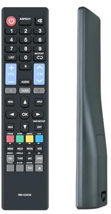 RM-C3230 Replacement Remote Control for JVC TV LT-32C360 LT-32C365 LT-32C480 LT-32C485 LT-39C460 LT-39C640
