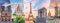 Nathan - Puzzle 1000 Teile – Die Sehenswürdigkeiten von Paris – Erwachsene und Kinder ab 14 Jahren – Hochwertiges Puzzle – perfekte Integration – Urban Collection – 12000890