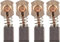 4 Stück Gold CB430 Kohlebürsten für Makita Winkelschleifer 18 V LXT BHR200 BGA450 BGA452 DGA452 Motorbürsten 191971-3 Ersatz, Schleifmaschinen