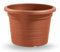 mille idee Vaso fioriera in plastica resistente da giardino 100 cm colore terracotta