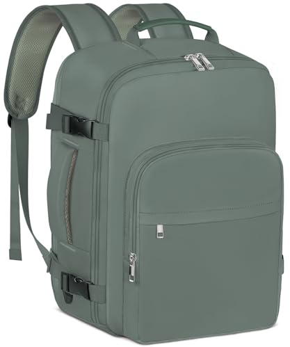 OTAHGK Bagaglio a mano 45 × 36 × 20 per Easyjet, Zaino da Viaggio Sotto il Sedile Aereo Borsa da Cabina Voli Zaini Casual Valigia Ufficio scolastico lavoro Borse Adatto a Laptop da 17 pollici