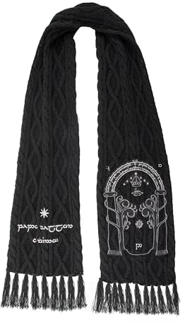 Cinereplicas Herr der Ringe – Schal Tür der Moria – 170 x 20 cm – offizielles Lizenzprodukt