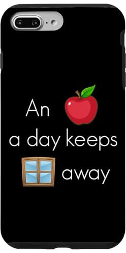 Carcasa para iPhone 7 Plus/8 Plus Un nuevo sistema operativo de Apple a day keeps windows away