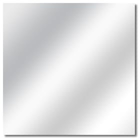 Toguma Autoadesivo specchio acrilico 11.81 x 11.81 pollici acrilico specchio foglio di sicurezza Specchio quadrato infrangibile specchio piastrelle per camera da letto casa (Trasparente)