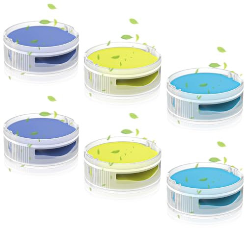 6PCS Anti Odour Cartridge for Shark,Odor Neutralizer Cartridge Compatible with Shark,Air Freshener Refill,Air Freshener Discs Accessories(Lavender/Orchid/Lemon)