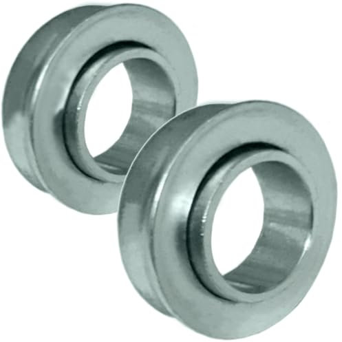 Roller Ball Bearings ID 20mm x OD 35mm x Width 8mm Roller Bearing Steel Wheel Bearings for Wheelbarrow or Cart Hand Truck - 2 Pack