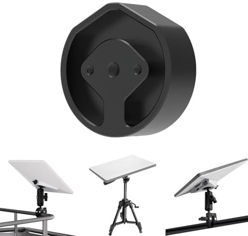 2 in 1 Aluminum Alloy Tripod Mount Adapter for Starlink Mini - 1/4~20 and 3/8~16 Threaded - Enables Tripod, Fixing Clamp or Other Bracket Fixing - Use with Pipe Adapter