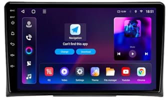 Android 13 Car Stereo para VW Volkswagen Multivan T5 2003-2015 9 Pulgadas Autoradio con WiFi 4G Pantalla táctil de Navegación GPS AHD RDS FM Am BT DSP SWC DVR USB Mirror Link(8+256G)