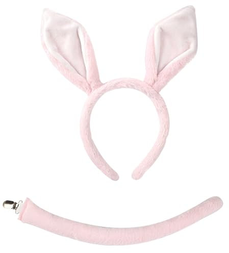 Mtucegi Plüsch-Tierohren-Haarbänder, Cartoon-Kopfschmuck für festliche Feiern und Cosplay-Events, Themenparty-Zubehör