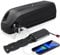 HTDRE EBike Battery 36V 48V 24Ah 20Ah 21Ah 25Ah Folding Built in Electric Bicycle Lithium Battery(48v 25ah,B)