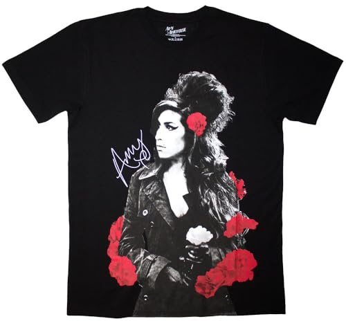 Amy Winehouse Rose Portrait T Shirt