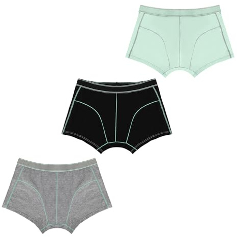 Carer Jungen Inkontinenz Boxershorts 3er Pack 70 ml Saugkapazität | Baumwolle Waschbar Leichte Mittlere Inkontinenz Bettnässen Sauberkeitstraining Größe 128-134