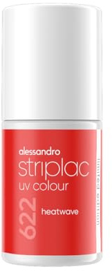 alessandro Striplac Uv Colour Heatwave - Deckend & Kratzfest bis zu 15 Tage - Leichtes Auftragen - Schonende Abziehtechnologie - Vegan - 6,5ml
