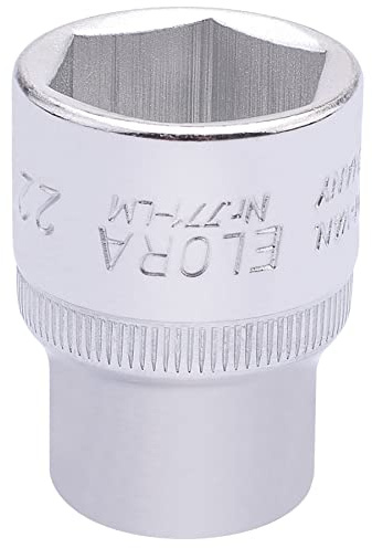 Draper 15311 Elora Hexagon Socket, 22mm Ø, 1/2 Square Drive