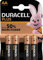Duracell MN1500 - Batterie alcaline aa pf lr6 (4 unità)
