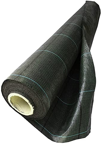 NOOR Unkrautblocker Profirolle - Unkrautvlies mit 105 g/m² - ganze Rolle 1,5x100 m - Vlies für biologischen Unkrautschutz für Gartenweg, Beet, Sandkasten - wasserdurchlässig & ökologisch