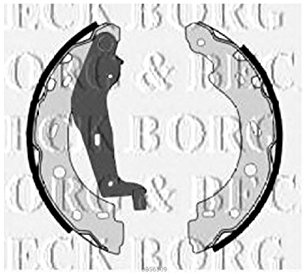 Borg & Beck BBS6309 Rear Brake Shoes To Fit MCC Smart Car 98-