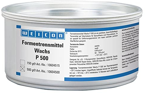 WEICON Formentrennmittel Wachs P 500 500 g Trennwachs für poröse Oberflächen