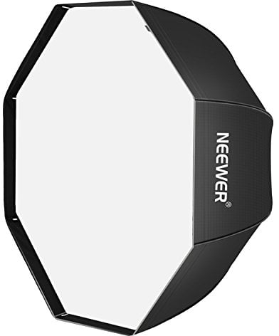 Neewer 47/120cm Ombrello Softbox Ottagonale per Flash da Studio, Speedlight con Borsa per Ritratti o Fotografia di Prodotti