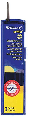 Pelikan B1R Griffix Refills Bleistiftminen Packung mit 3 Minen, Breite, 2 mm (5)