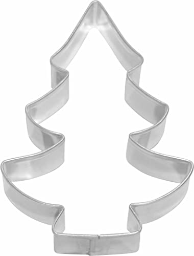 Birkmann, Plätzchen-Ausstechform Tannenbaum, 8 cm, Weißblech mit brillantem Glanz, hochwertige Qualität