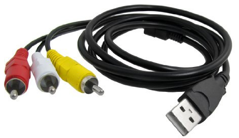 Sourcingmap Adaptateur USB mâle vers 3 RCA mâle 1,5 m