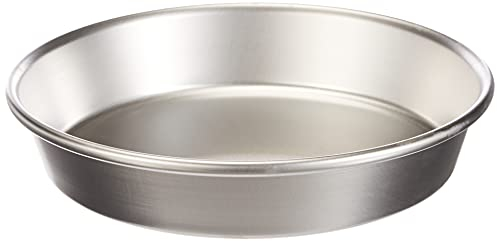 Pentole Agnelli Linea Pasticceria e Pizza Tortiera Conica in Alluminio con Orlo (H 6 cm), Argento, 32 cm