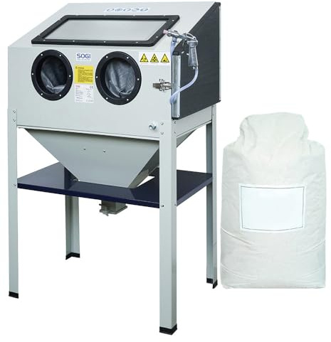 SOGI S-85 SABBIATRICE PROFESSIONALE + 50 KG MICROSFERE IN VETRO