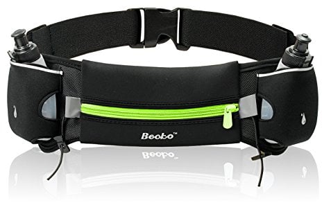 Becko Lauftasche/Laufgürtel/Bauchtasche/Gürteltasche/ Hüfttasche/ Sportgürteltasche/Sporttaschen/Getränkegürtel mit verstellbarer Band für Running,Joggen,Laufen