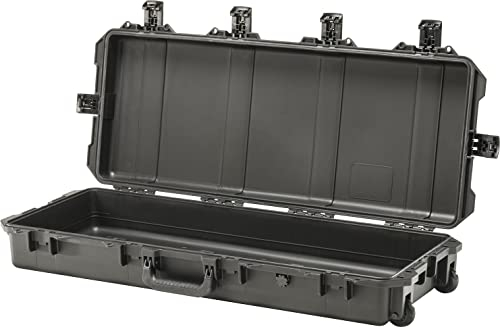 PELI Storm IM3100 Langer Rollkoffer für Kamerastativ oder Jagdgewehr, Wasser- und Staubdicht, 50L Volumen, Ohne Schaum, Schwarz