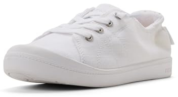 Roxy Women's Bayshore III Shoe, White, 7 UK
