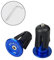 PLATT Fahrrad Lenkerstopfen Aluminium Lenker Endkappen Bar End Plugs für Fahrrad,MTB, Rennrad (1 Paar,Blau)